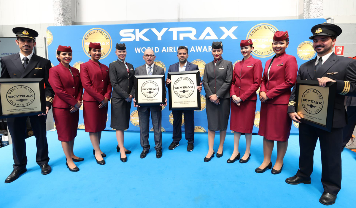 Qatar Airways wins top 4 awards at 2023 Skytrax World Airline Awards